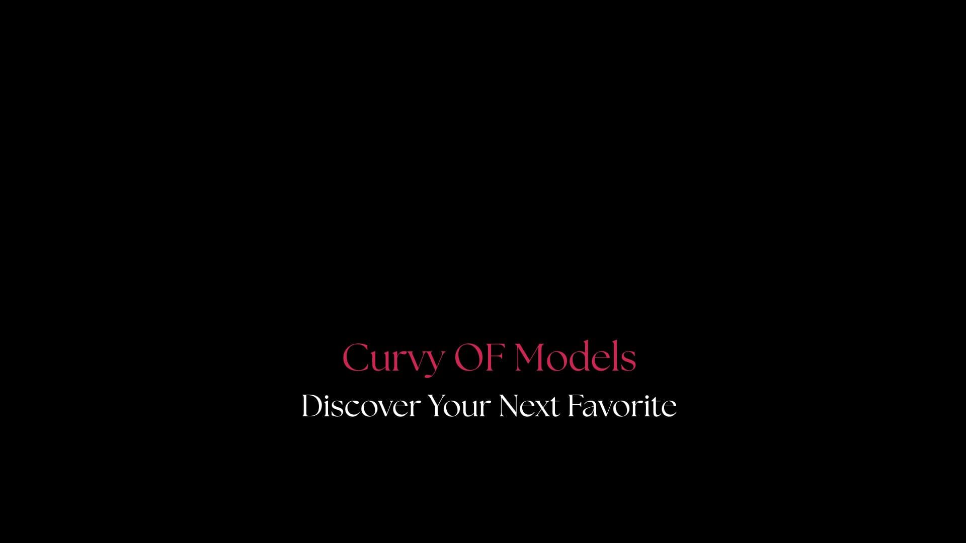 Best Curvy OF Models to Discover